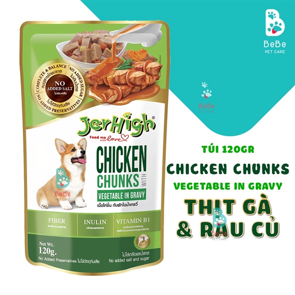Pate Jerhigh - Hương Vị Tuyệt Hảo Cho Chó Mọi Lứa Tuổi