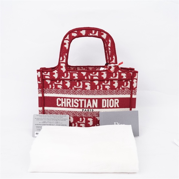 Túi Dior Tote đỏ (50-MA-0212) sz22 (LN) KG+