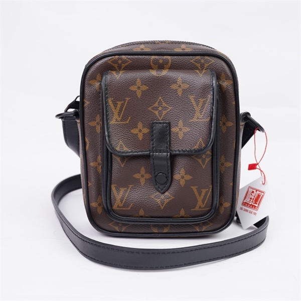 Túi LV đeo chéo hoa nâu sz14 (LT) KG+