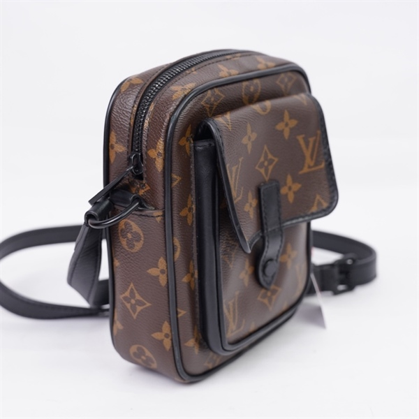 Túi LV đeo chéo hoa nâu sz14 (LT) KG+