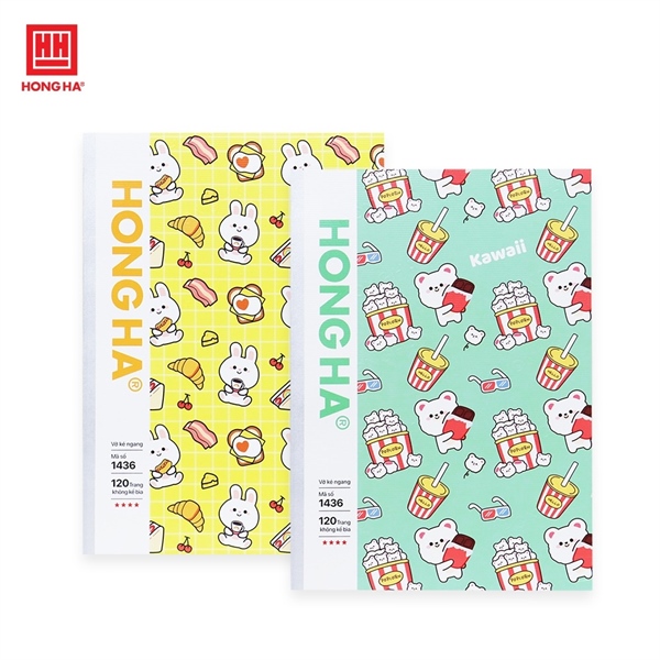 Tập Học Sinh 120 Trang HONGHA ĐL 70GSM Kẻ Ngang