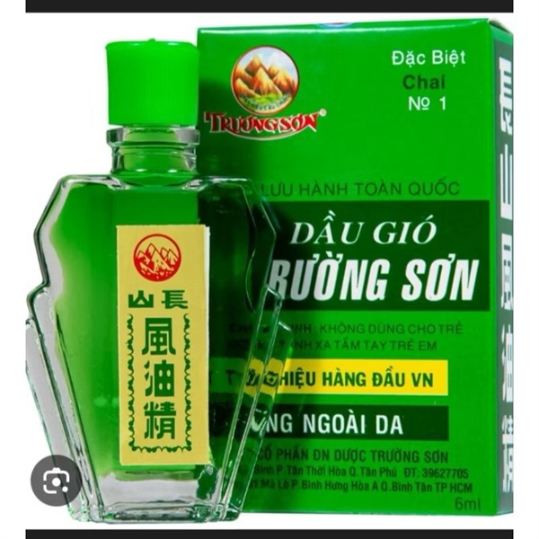 Dầu Gió xanh Trường Sơn