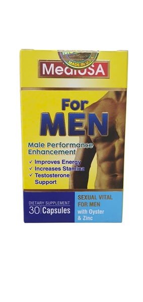 Viên nang For men MediUSA hỗ trợ tăng cường sinh lý nam (Lọ 30 viên)