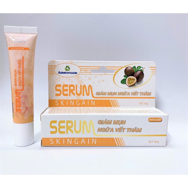 Serum Skingain 10g hỗ trợ giảm mụn, ngừa vết thâm (tub 10g) - VN (Tecoma)