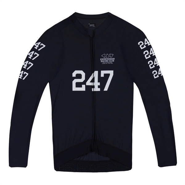 Áo Đạp Xe CSPD 247KNOWMESOON TECH LS JERSEY BLACK
