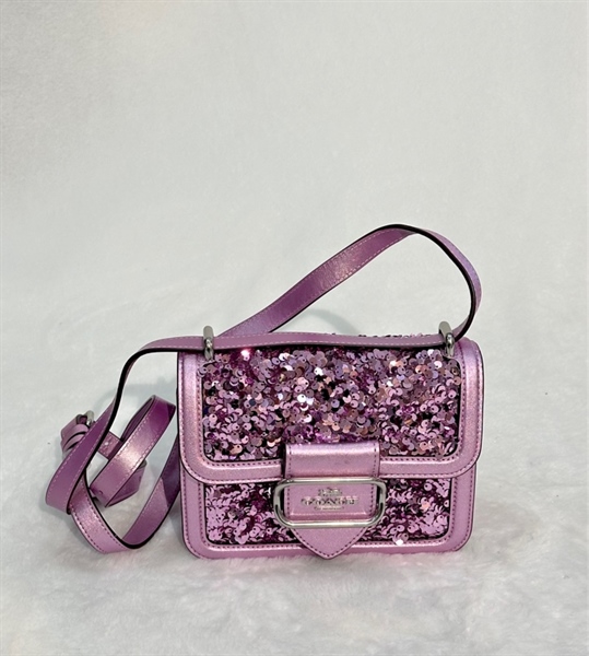 Túi Coach hột cườm