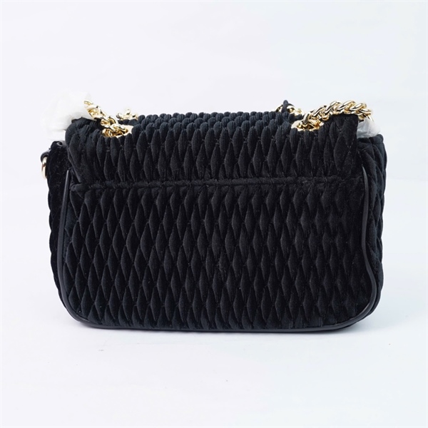 Túi Versace đen nhung sz21 +