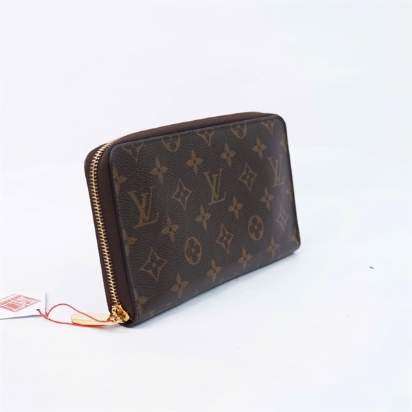 Ví LV hoa nâu có khóa zip (CR4102) (LT) KG+