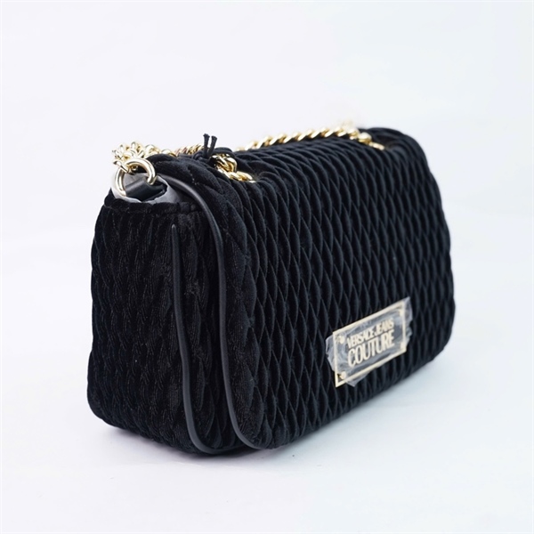 Túi Versace đen nhung sz21 +