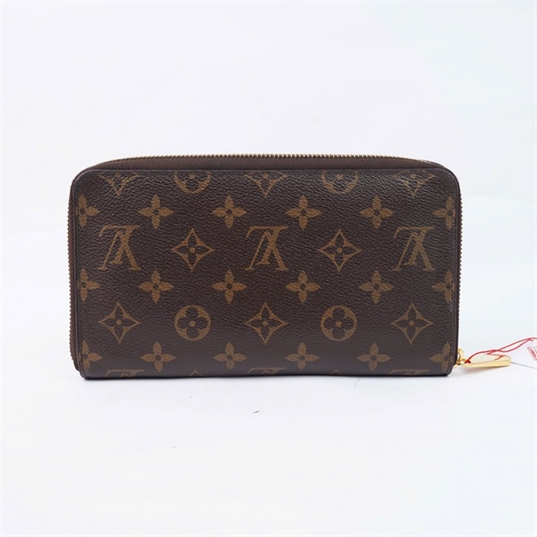 Ví LV hoa nâu có khóa zip (CR4102) (LT) KG+