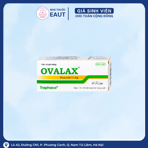 OVALAX 5MG TRAPHACO 1X10