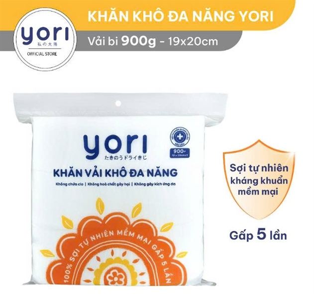 Khăn vải khô đa năng Yori 900G