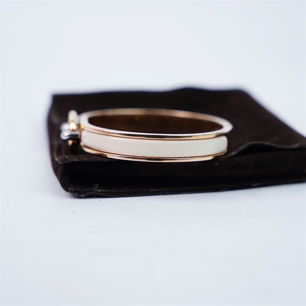 Vòng tay Hermes trắng (FI0272) (A-T) KG+