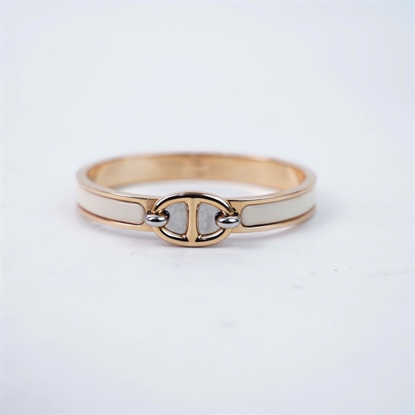 Vòng tay Hermes trắng (FI0272) (A-T) KG+