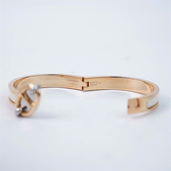 Vòng tay Hermes trắng (FI0272) (A-T) KG+