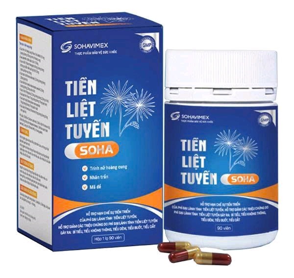 TPBVSK Tiền Liệt Tuyến SOHA (Hộp 1 chai HDPE 90 viên)