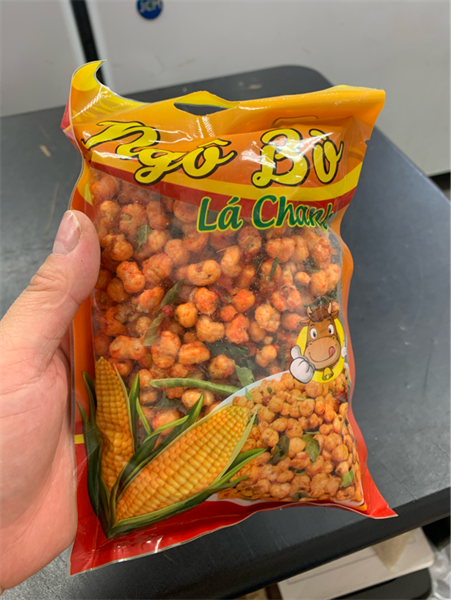Bắp khô bò lá chanh
