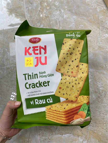 Bánh Kenju rau củ túi 192g