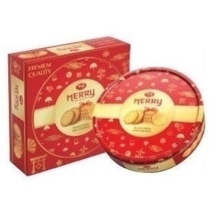 Bánh Merry hộp thiếc đỏ