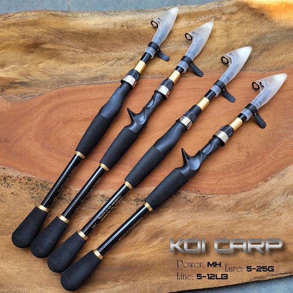 Cần máy rút 45cm koi carp
