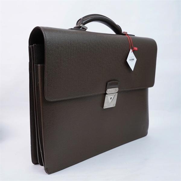 Túi LV cặp táp nâu kèm 2 chìa KG+