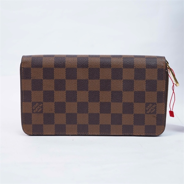 Ví LV ô vuông nâu có khóa zip (CA4112) (HV) KG+