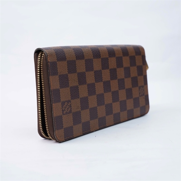 Ví LV ô vuông nâu có khóa zip (CA4112) (HV) KG+