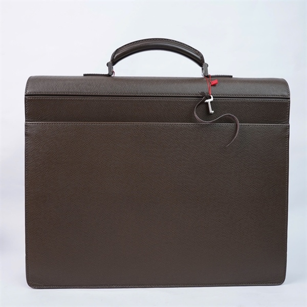 Túi LV cặp táp nâu kèm 2 chìa KG+