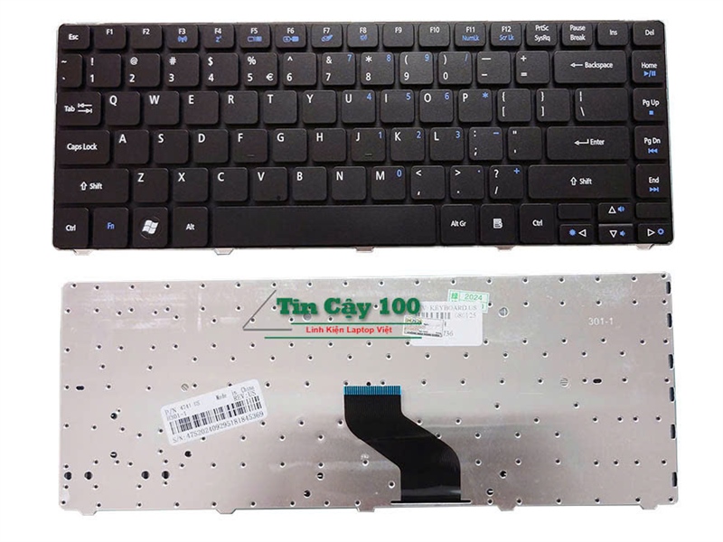 Bàn phím Acer 4750 ko ốc (6T)