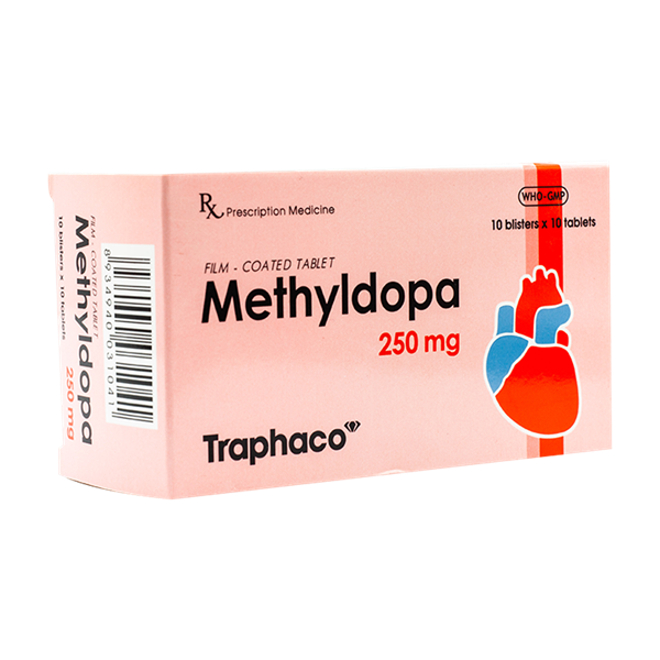 Methyldopa 250mg traphaco (h/100v)