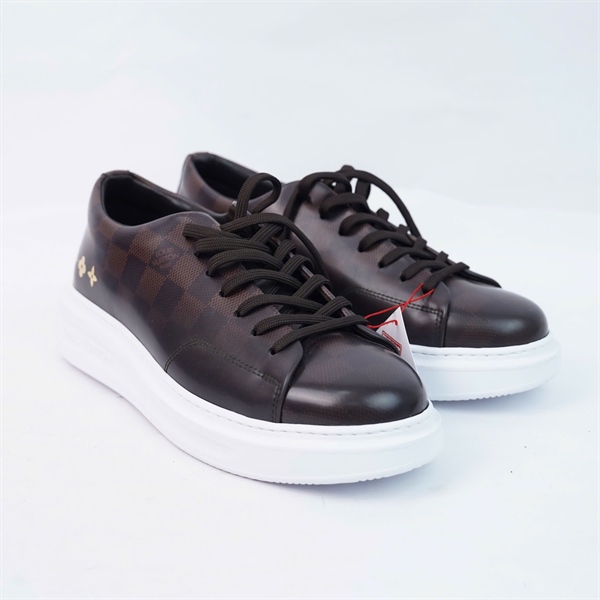 Giày LV ô vuông nâu sz5 (UK) KG+