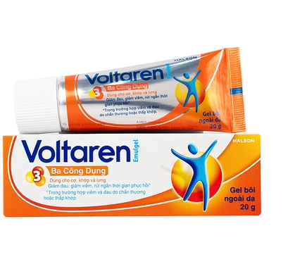 Gel bôi Voltaren Emulgel Novartis điều trị giảm đau do chấn thương hoặc thấp khớp (20g)
