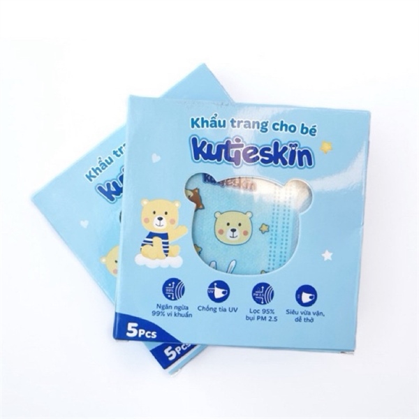 Khẩu trang cho bé Kutieskin (Hộp 5 cái) - CVI 2