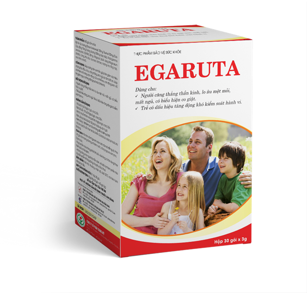 Egaruta (Dùng cho người mắc bệnh động kinh, co giật) (H*30gói) - Hồng Bàng