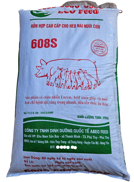 608S-Hỗn hợp cao cấp cho heo nái nuôi con