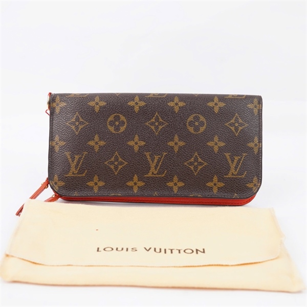 Ví LV hoa nâu lòng đỏ (LT) KG+