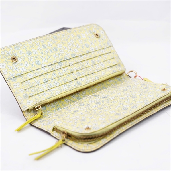 Ví LV hoa nâu lòng xanh (LT) KG+