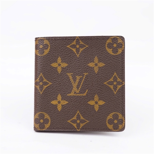 Ví LV hoa nâu gập 2 (CA0997) (LT) KG+