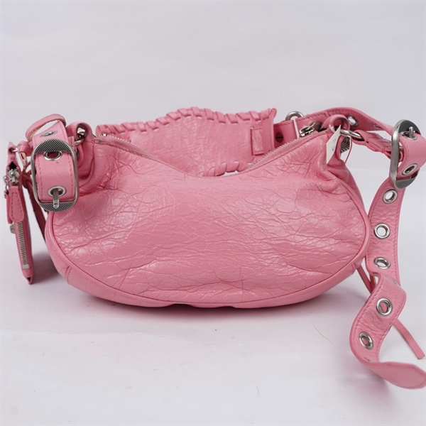 Túi Balenciaga hồng kèm ví (6713095812P-643888) sz24 (MV) KG+