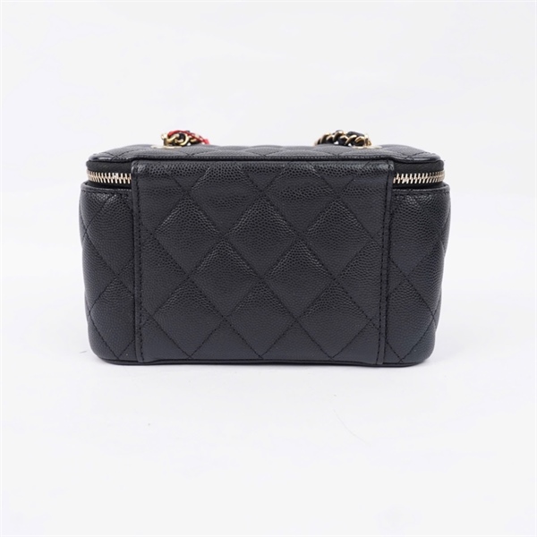 Túi Chanel Vanity đen (LH0EE07A) sz16 (MV) KG+