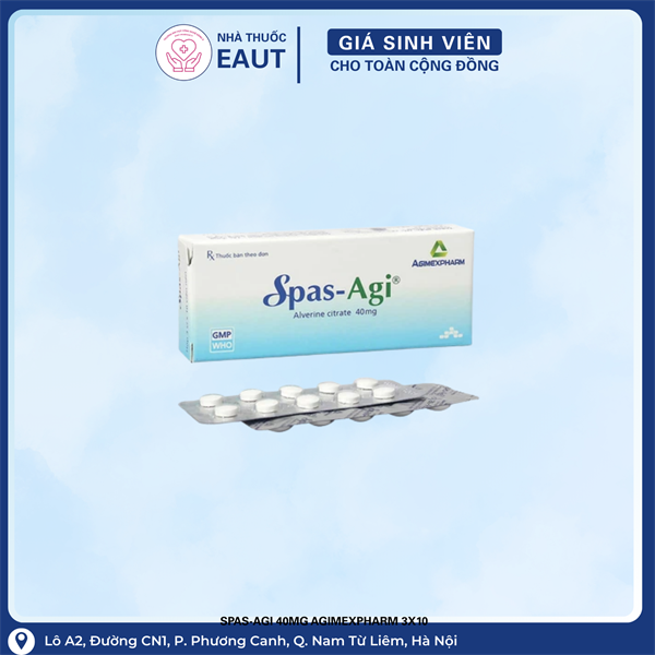 SPAS-AGI 40MG AGIMEXPHARM 3X10