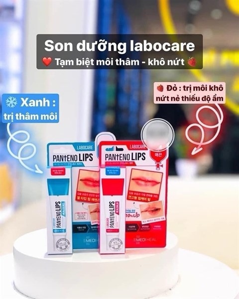 Son dưỡng Mediheal labocare panteno lips 10ml xanh ngày