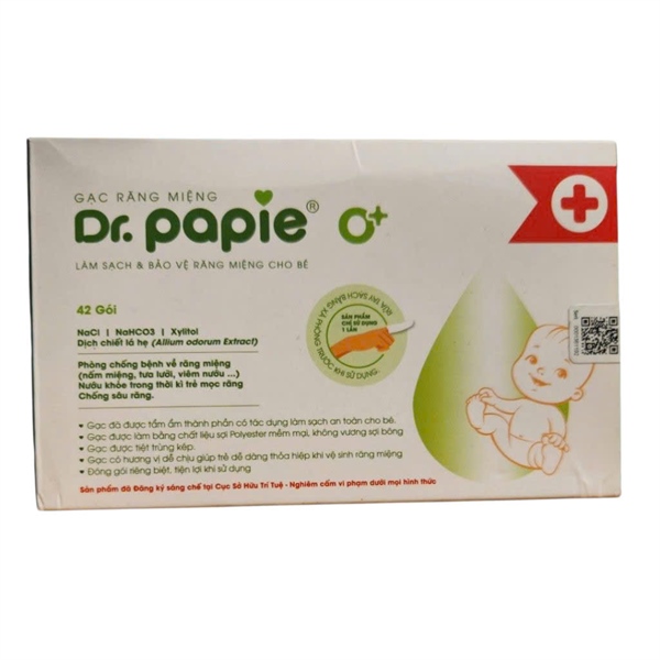 Gạc răng miệng Dr Papie (H*42gói) - Grandstar