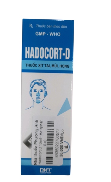 Thuốc Hadocort D 15ml - Hataphar