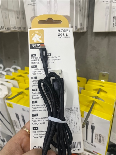 Cáp Sạc Nhanh Piko X05 USB IP dù