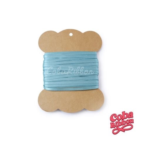 Rộng 3mm - Dây ruy băng loại đẹp mềm mướt 2 mặt