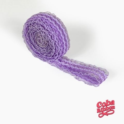 Cỡ 30mm - Băng đô chun nhún bèo