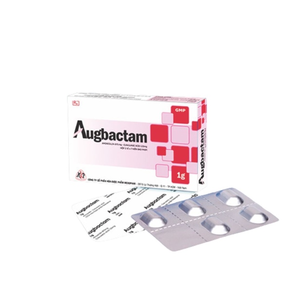 Thuốc Augbactam 1g (H*2vỉ*7viên) - Mekophar