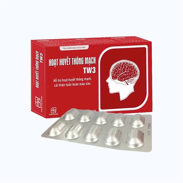 Hoạt huyết thông mạch TW3 (Hộp 3vỉ x 10viên) - Foripharm