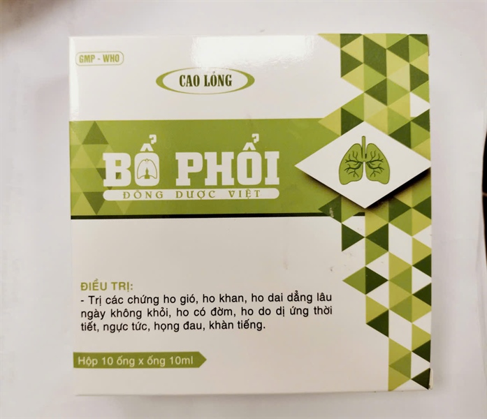 Bổ phổi Đông Dược Việt (H*10ống*10ml) - Kiến Tạo Việt
